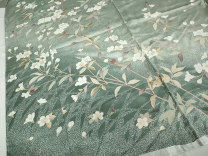 平和屋着物●訪問着　枝花文　金彩　仮絵羽　正絹　逸品　未使用　DAAV4970ud