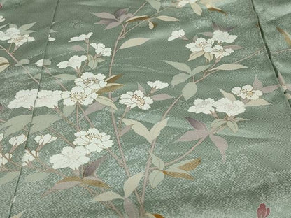 平和屋着物●訪問着　枝花文　金彩　仮絵羽　正絹　逸品　未使用　DAAV4970ud