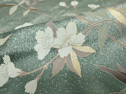 平和屋着物●訪問着　枝花文　金彩　仮絵羽　正絹　逸品　未使用　DAAV4970ud
