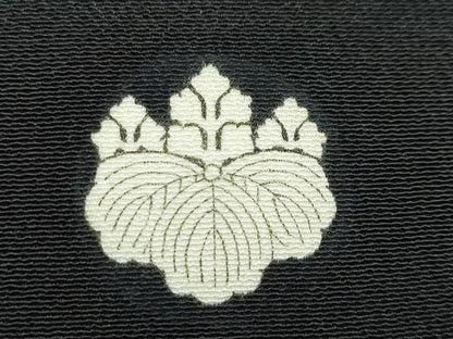 平和屋着物●豪華黒留袖 友禅 作家物 吉祥草花文 正絹 逸品 DAAV4971ud