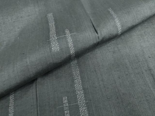 平和屋着物●上質な紬 100亀甲 抽象文様 正絹 逸品 未使用 DAAV4973ud