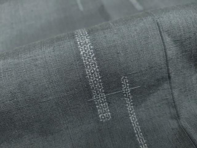 平和屋着物●上質な紬 100亀甲 抽象文様 正絹 逸品 未使用 DAAV4973ud