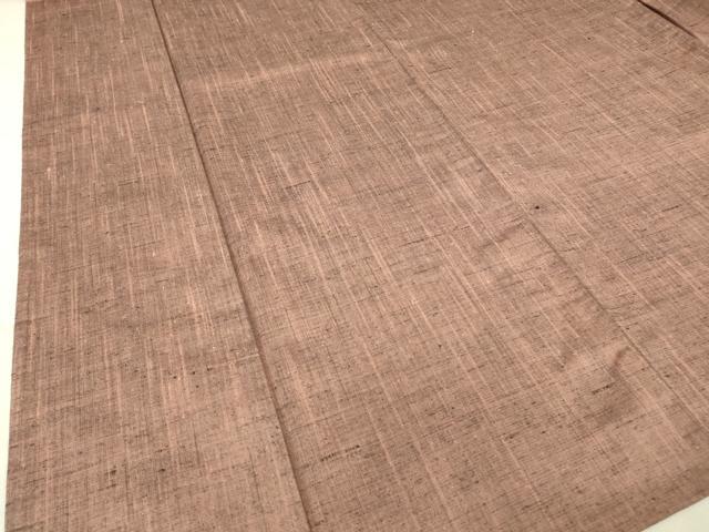 平和屋着物▽上質な紬 単衣 霞文 正絹 逸品 DAAV5021az