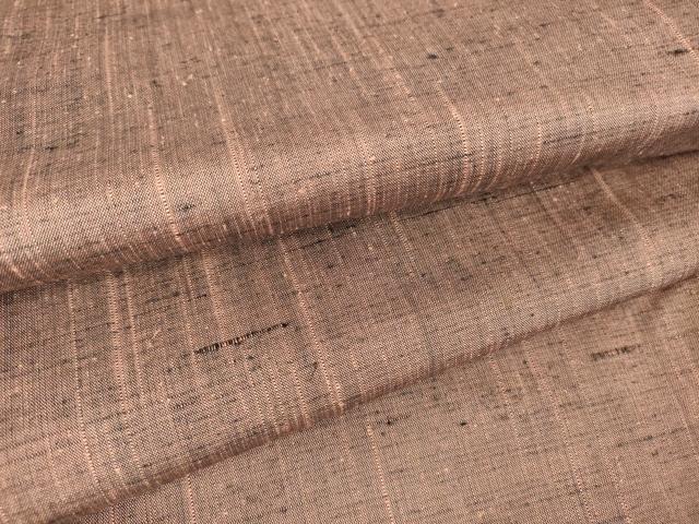 平和屋着物▽上質な紬 単衣 霞文 正絹 逸品 DAAV5021az