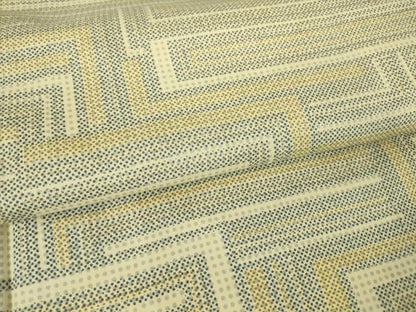 平和屋着物▽本場染大島紬 単衣 幾何学文 正絹 逸品 DAAV5025az