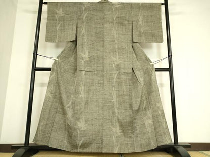 平和屋着物▽上質な紬 単衣 花間道 正絹 逸品 DAAV5026az