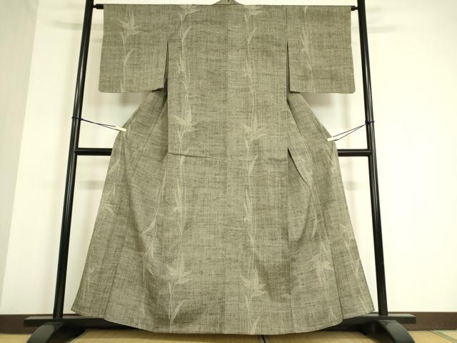 平和屋着物▽上質な紬 単衣 花間道 正絹 逸品 DAAV5026az