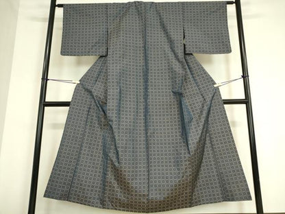 平和屋着物▽本場大島紬 7マルキ 単衣 丸繋ぎ 正絹 逸品 DAAV5035az