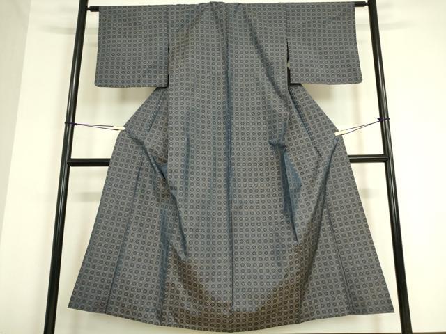 平和屋着物▽本場大島紬 7マルキ 単衣 丸繋ぎ 正絹 逸品 DAAV5035az