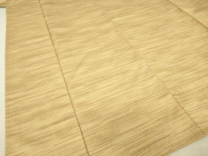 平和屋着物▽上質な紬　単衣　絣文　正絹　逸品　DAAV5036az