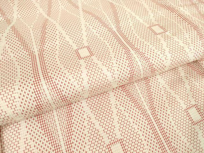 平和屋着物▽上質な紬 単衣 立涌文 正絹 逸品 DAAV5055az