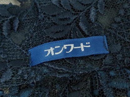 平和屋着物▽道中着 スリーシーズン 春夏秋 塵除け 総レース 草花文 オンワード樫山 DAAV5065az