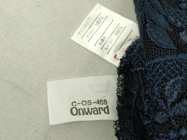 平和屋着物▽道中着 スリーシーズン 春夏秋 塵除け 総レース 草花文 オンワード樫山 DAAV5065az