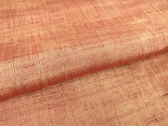 平和屋着物▽上質な紬 単衣 霞文 正絹 逸品 DAAV5076az