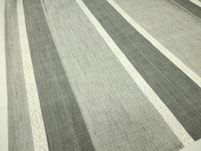 平和屋着物＊夏物 結城紬 夏結城 はたおり娘 菱間道 80亀甲 やまと誂製 正絹 逸品 DAAV5081az