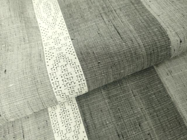 平和屋着物＊夏物 結城紬 夏結城 はたおり娘 菱間道 80亀甲 やまと誂製 正絹 逸品 DAAV5081az