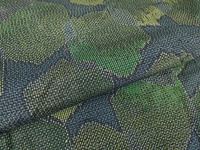 平和屋着物▽上質な紬 単衣 亀甲文 正絹 逸品 DAAV5177az