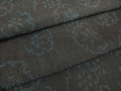 平和屋着物▽結城ちぢみ 単衣 雪輪文 正絹 逸品 DAAV5184az