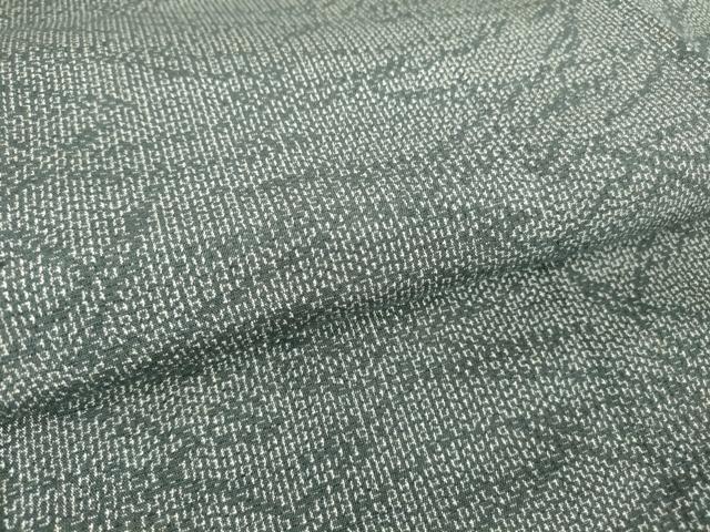 平和屋着物▽上質な紬 単衣 霞文 正絹 逸品 DAAV5189az
