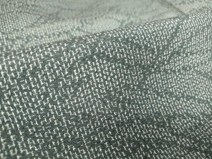平和屋着物▽上質な紬 単衣 霞文 正絹 逸品 DAAV5189az