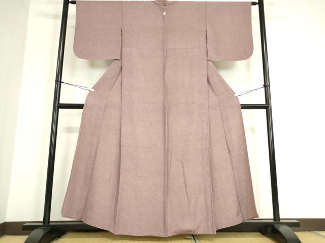 平和屋着物▽江戸小紋　単衣　鮫小紋柄　正絹　逸品　DAAV5197az