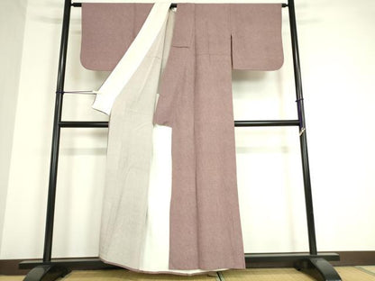 平和屋着物▽江戸小紋　単衣　鮫小紋柄　正絹　逸品　DAAV5197az