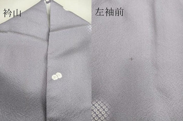 平和屋着物▽上質な小紋 単衣 霞丸文 蛍暈し 正絹 逸品 DAAV5200az
