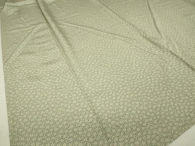 平和屋着物▽上質な小紋 単衣 花鳥文 正絹 逸品 DAAV5209az