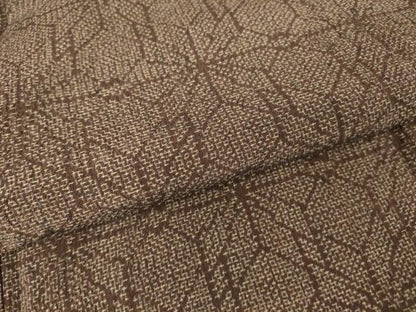平和屋着物▽結城ちぢみ 単衣 麻の葉文 正絹 逸品 DAAV5211az