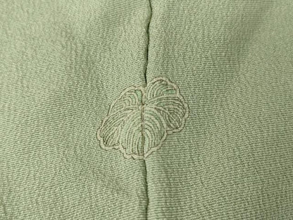 平和屋着物▽訪問着 単衣 草花文 正絹 逸品 DAAV5214az