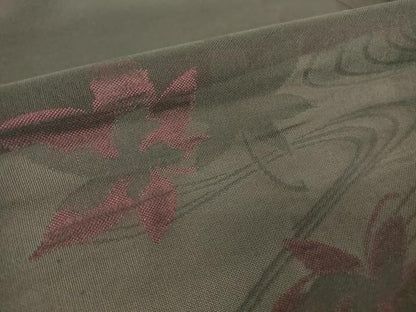 平和屋着物▽羽織 スリーシーズン 春夏秋 塵除け 紗 竜田川文 正絹 逸品 DAAV5229az