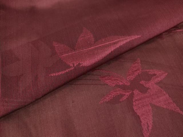 平和屋着物▽羽織 スリーシーズン 春夏秋 塵除け 紗 竜田川文 正絹 逸品 DAAV5229az