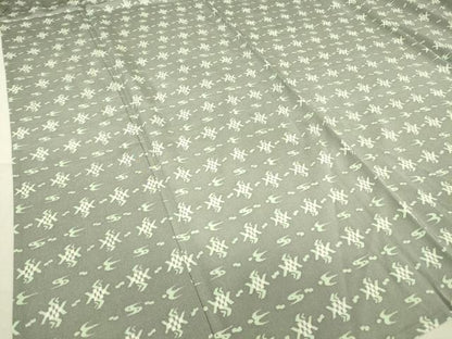 平和屋着物▽上質な小紋 単衣 燕絣 正絹 逸品 DAAV5315az