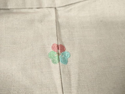 平和屋着物▽結城紬 単衣 鴇鼠色 正絹 逸品 DAAV5323az