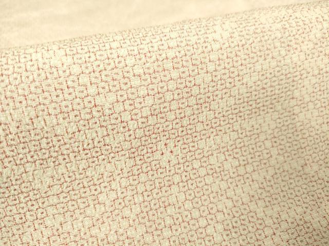 平和屋着物▽本塩沢 単衣 花尽くし 110亀甲 正絹 逸品 DAAV5342az