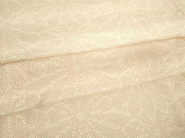 平和屋着物▽本塩沢 単衣 花尽くし 110亀甲 正絹 逸品 DAAV5342az