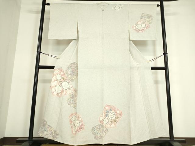 平和屋着物▽訪問着 単衣 辻が花 絞り 正絹 逸品 未使用 DAAV5343az