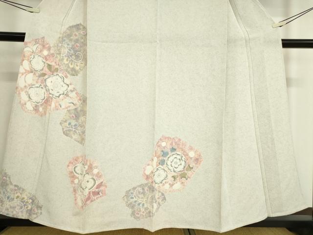 平和屋着物▽訪問着 単衣 辻が花 絞り 正絹 逸品 未使用 DAAV5343az