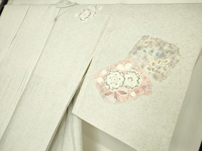 平和屋着物▽訪問着 単衣 辻が花 絞り 正絹 逸品 未使用 DAAV5343az