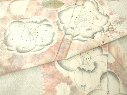 平和屋着物▽訪問着 単衣 辻が花 絞り 正絹 逸品 未使用 DAAV5343az