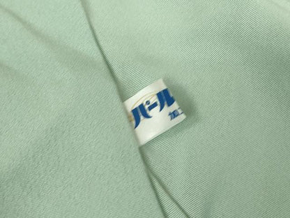 平和屋着物▽訪問着　単衣　駒刺繍　草花文　金彩　正絹　逸品　DAAV5357az