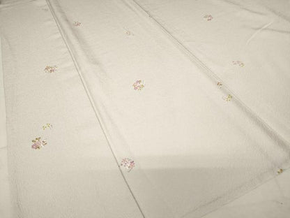 平和屋着物▽上質な小紋　単衣　花丸文　正絹　逸品　DAAV5367az