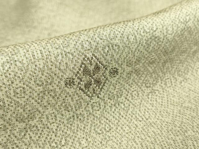 平和屋着物▽上質な小紋 単衣 菱花文 正絹 逸品 DAAV5369az