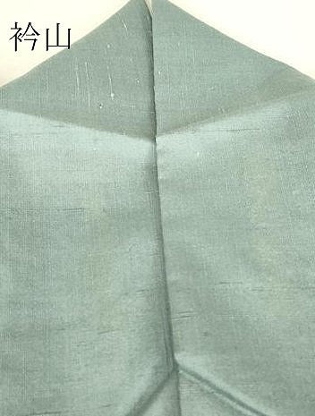 平和屋着物▽上質な紬 単衣 湊鼠色 正絹 逸品 DAAV5384az