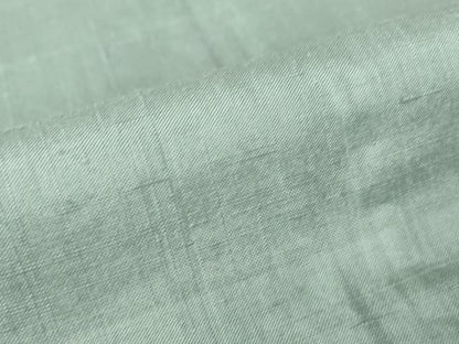 平和屋着物▽上質な紬 単衣 湊鼠色 正絹 逸品 DAAV5384az