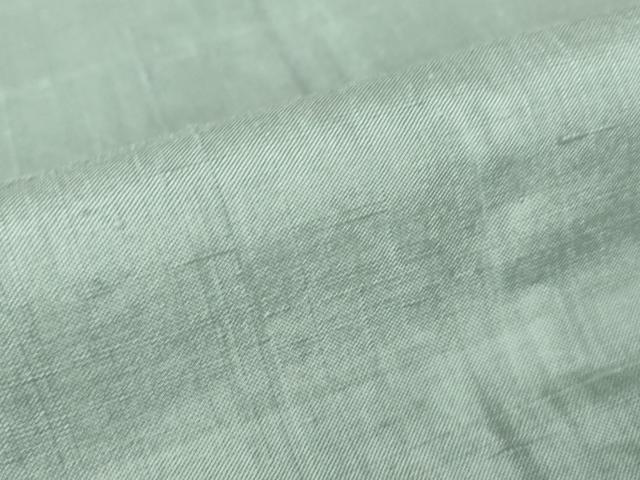 平和屋着物▽上質な紬 単衣 湊鼠色 正絹 逸品 DAAV5384az