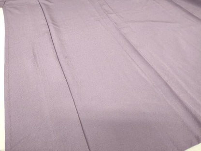 平和屋着物▽上質な色無地　単衣　竜胆色　正絹　逸品　未使用　DABE4300az