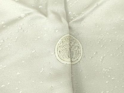 平和屋着物▽上質な色無地 単衣 霞地紋 月白色 正絹 逸品 DAAV5391az