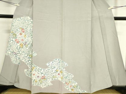 平和屋着物▽訪問着 単衣 辻が花 正絹 逸品 DAAV5397az