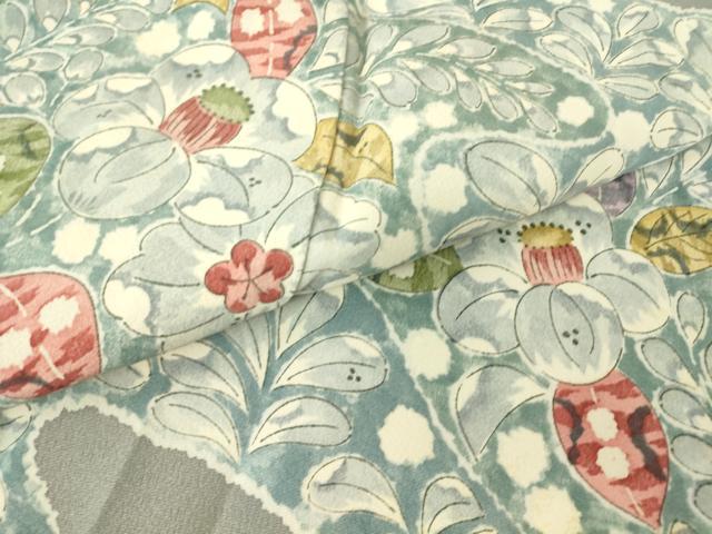 平和屋着物▽訪問着 単衣 辻が花 正絹 逸品 DAAV5397az